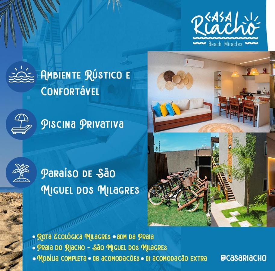 São Miguel dos Milagres Casa Riachoヴィラ エクステリア 写真